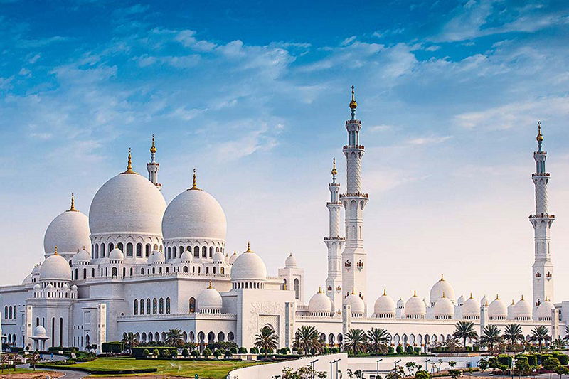 O imagine reprezentand Abu Dhabi